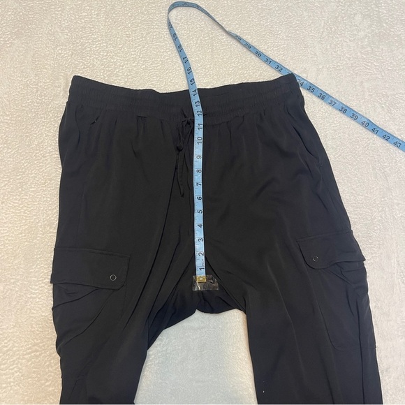 Torrid Wide Leg Pull On Lightweight Pull On Pant in Black Women's Plus 1X - Picture 7 of 9